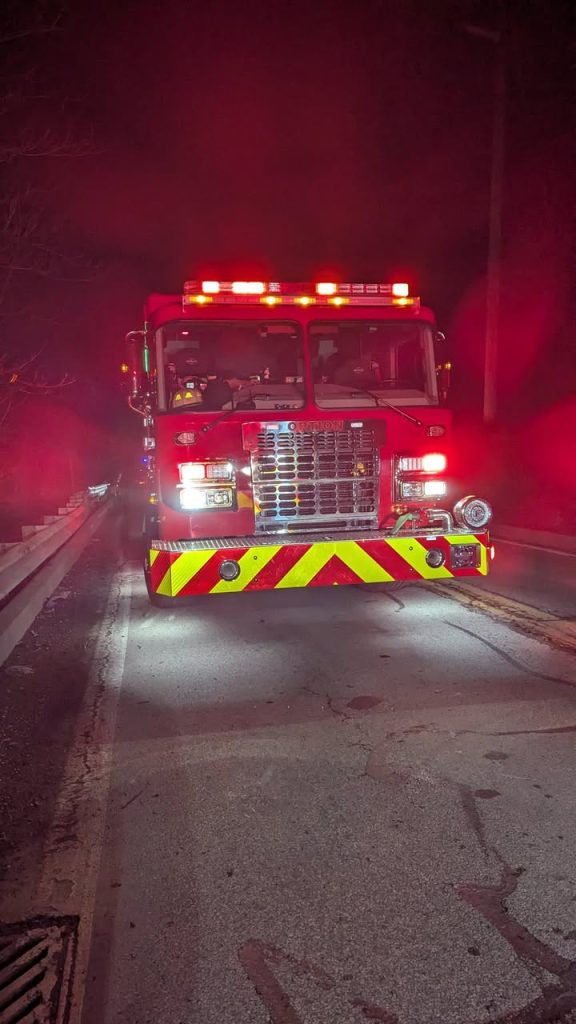 Single Vehicle Accident on East Carson Street