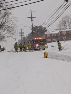 Structure Fire Response on January 25