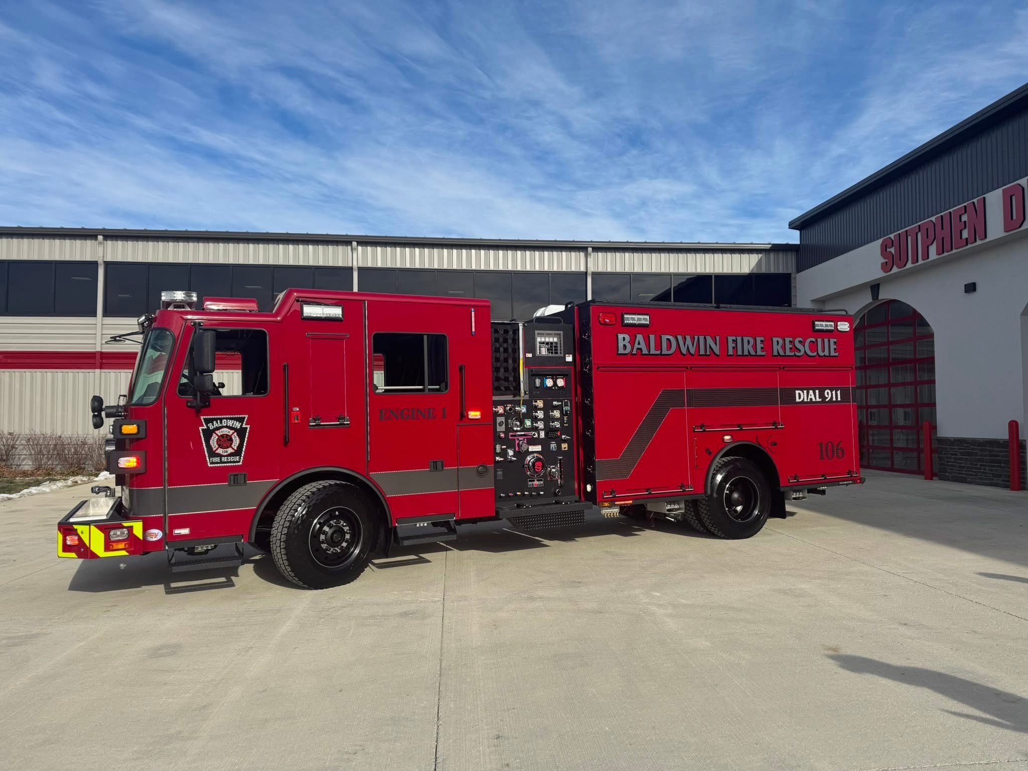 2025 Sutphen Rescue Engine — New Engine 1