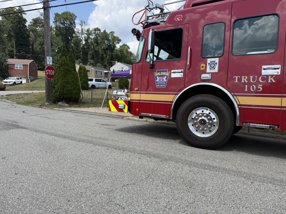 Truck 105 at community event