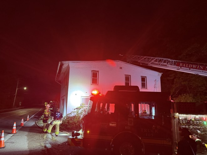 Aerial operations at night incident